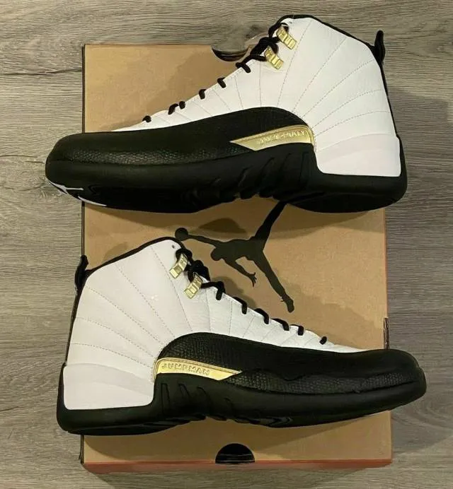 2021 Nike Air Jordan 12 XII Retro Royalty Taxi 4-14 Whit...