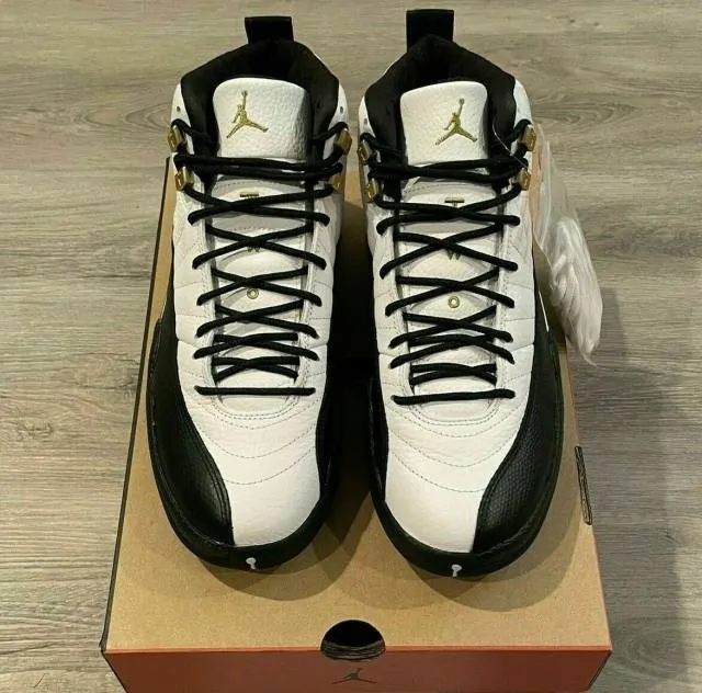 2021 Nike Air Jordan 12 XII Retro Royalty Taxi 4-14 Whit...