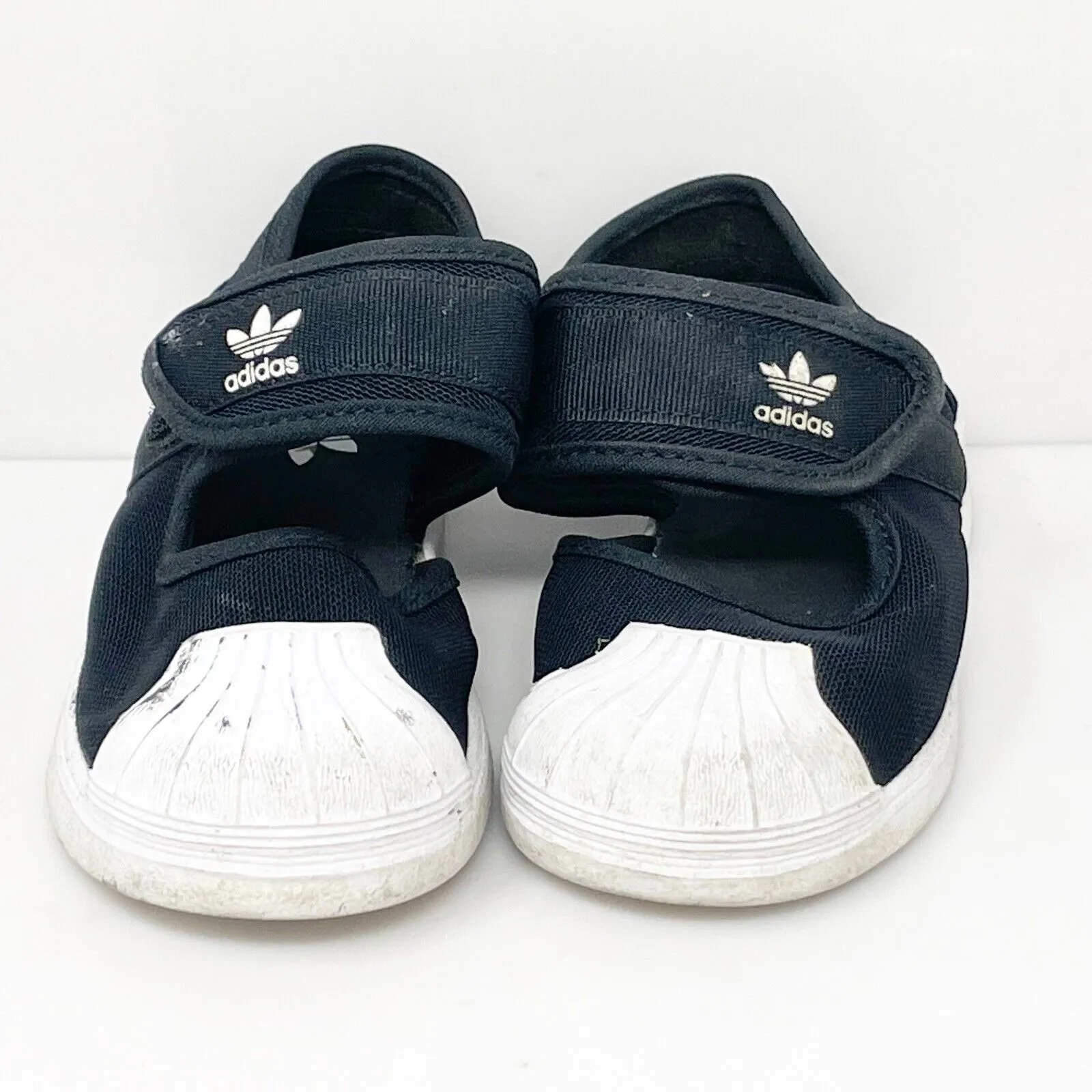 Adidas Boys Superstar 360 EG5711 Black Slingback Sandals Size 7.5 K