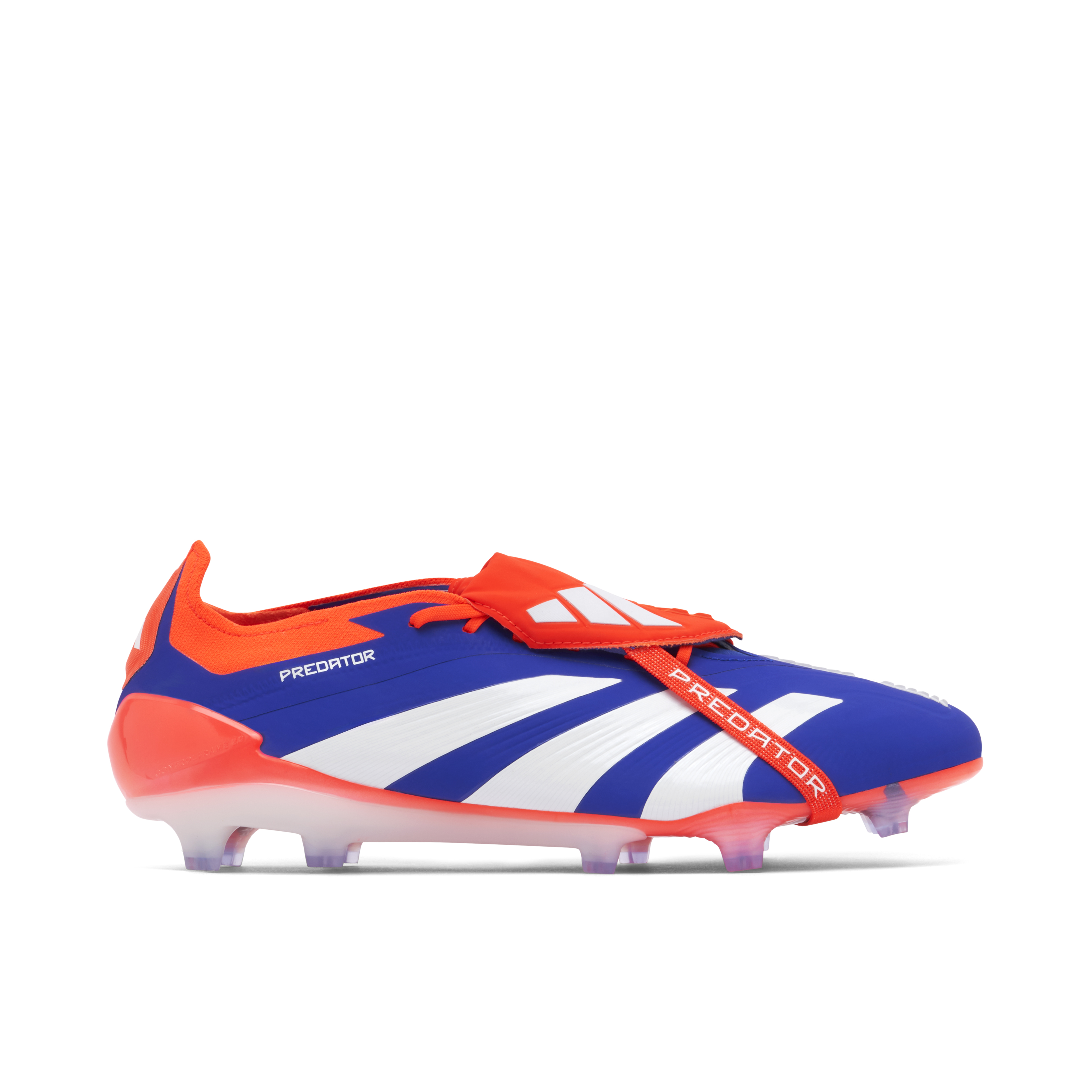 Adidas Predator Elite Foldover Tongue FG Lucid Blue Solar Red | IF6442 | Laced