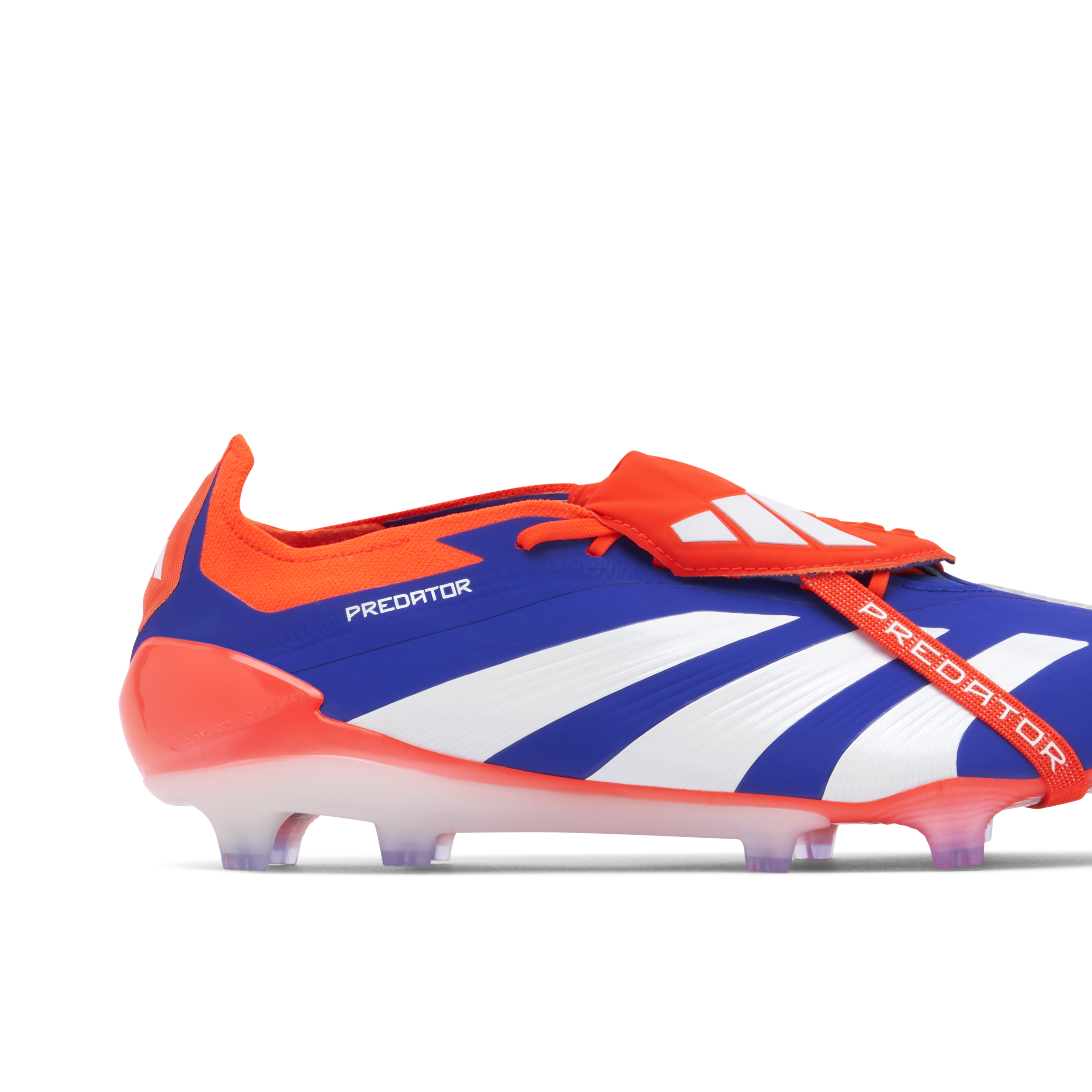 Adidas Predator Elite Foldover Tongue FG Lucid Blue Solar Red | IF6442 | Laced