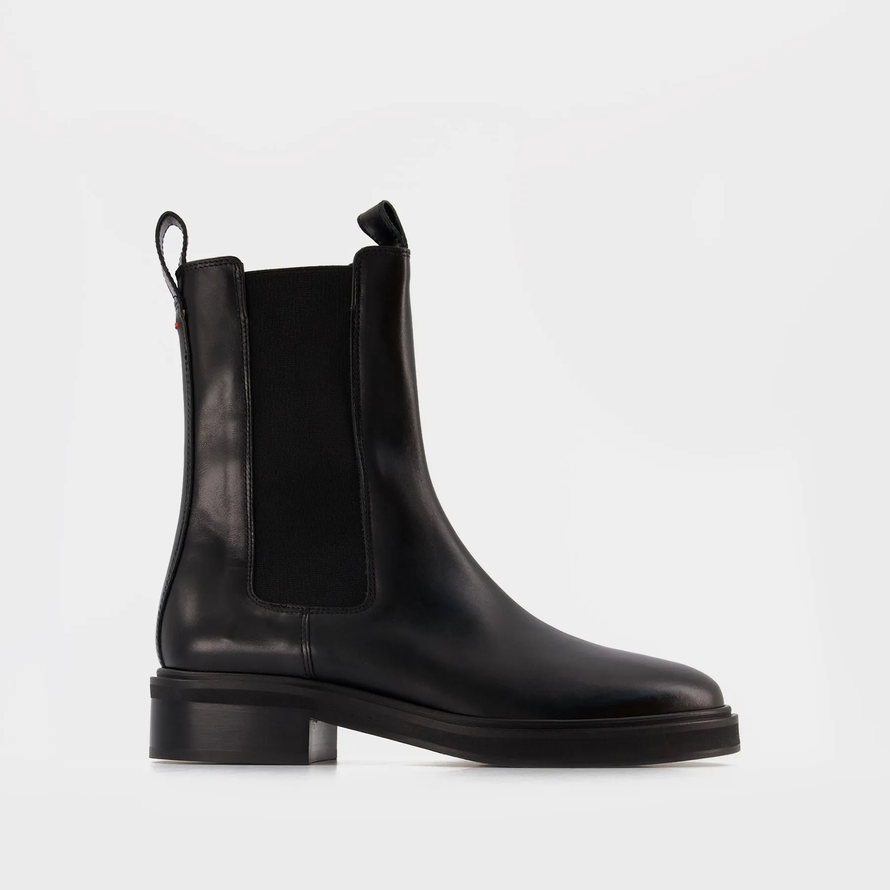 Aeyde  Jack 45Mm Round Toe in leatherChelsea Ankle Boot