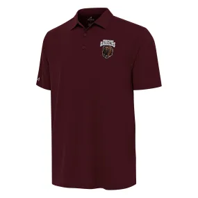 Antigua Montana Grizzlies Maroon Era Polo