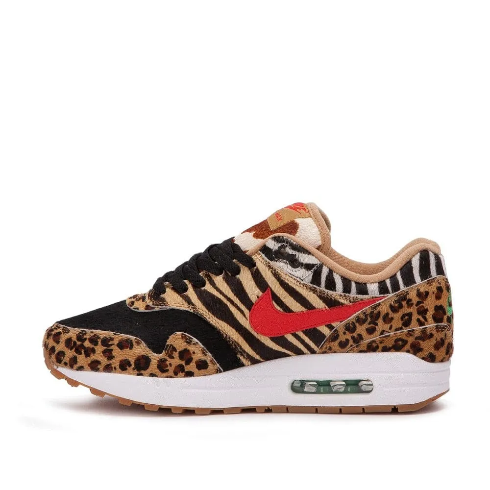 atmos x Nike Air Max 1 DLX “Animal Pack 2.0” (White / Sport Red / Bison / Classic Green)