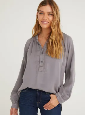 Bella Dahl - Long Sleeve Wide Placket Pullover