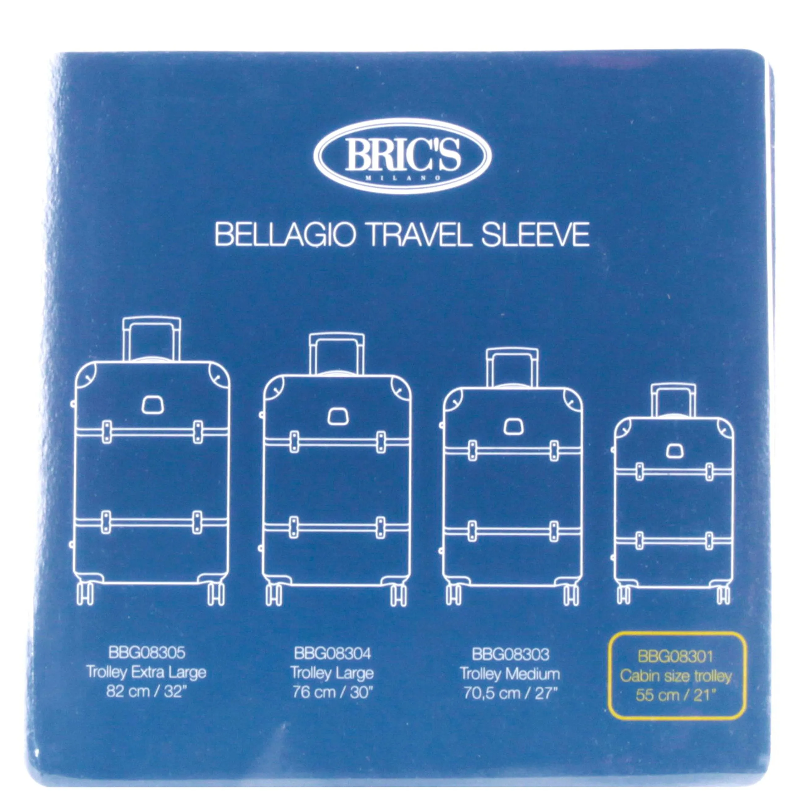 Bric's Bric's Protective Bellagio 2.0 30 inch Large Spinner Recessed Suitcase Cover