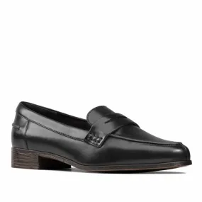 Clarks Hamble Loafer Black Leather