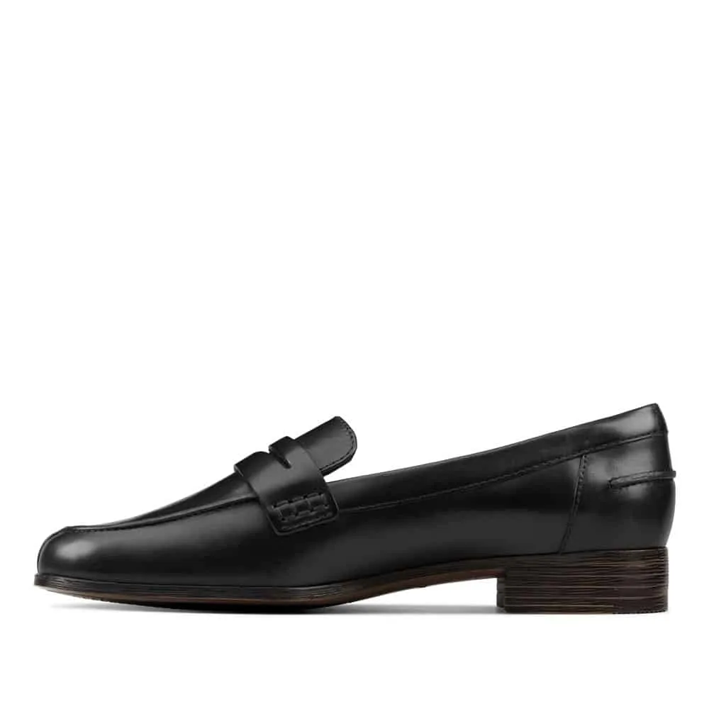 Clarks Hamble Loafer Black Leather