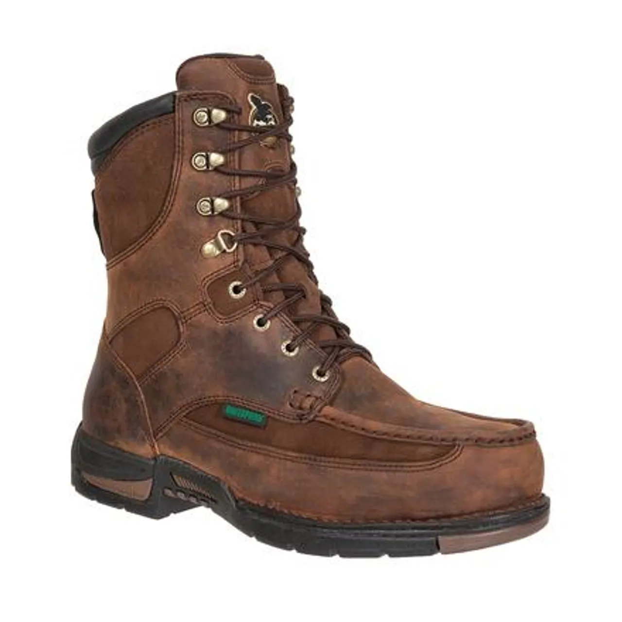 Georgia Boot Mens Athens Waterproof Work Boot Mens G9453 BROWN