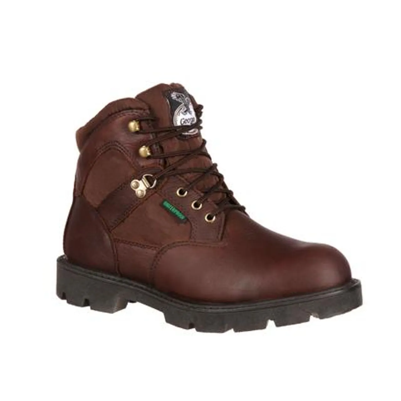 Georgia Boot Mens Homeland Waterproof Work Boot G106 BROWN