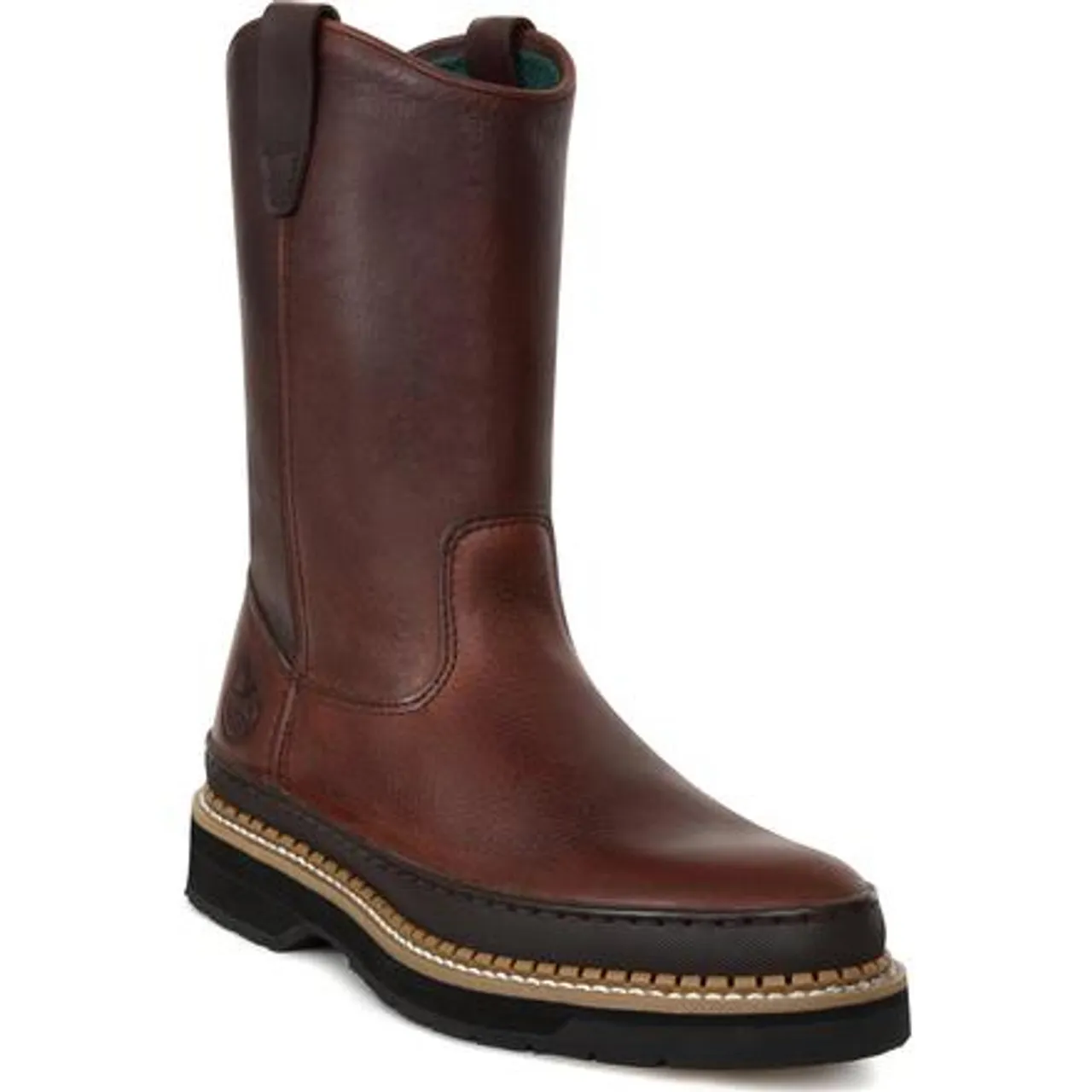 Georgia Giant Wellington Pull-On Work Boot G4274 SOGGY BROWN