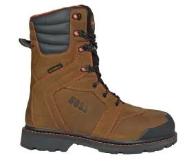 Hoss Clash 9" Brown Composite Safety Toe Waterproof - 1,000g Insulated Boot