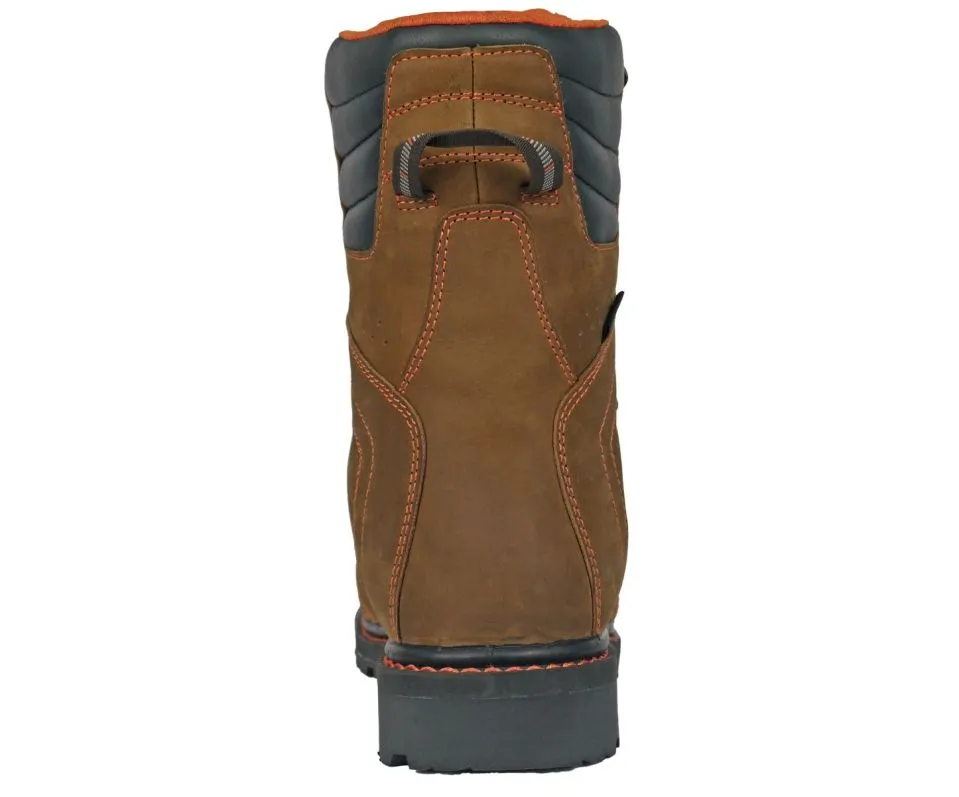 Hoss Clash 9" Brown Composite Safety Toe Waterproof - 1,000g Insulated Boot