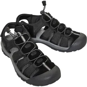 Hush Puppies Mens Peru Closed Toe Sandals Black