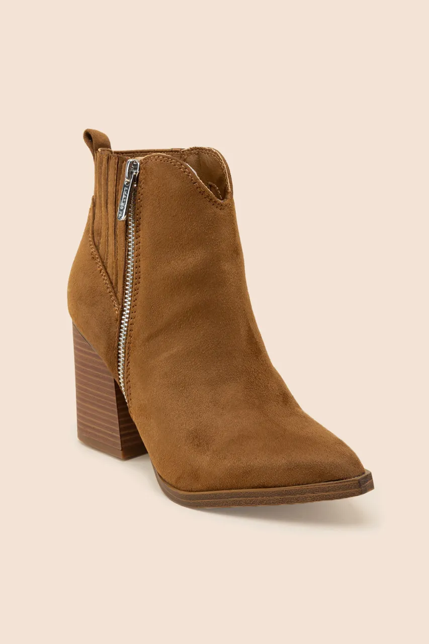 indigo rd. Oligai Ankle Boot in Brown