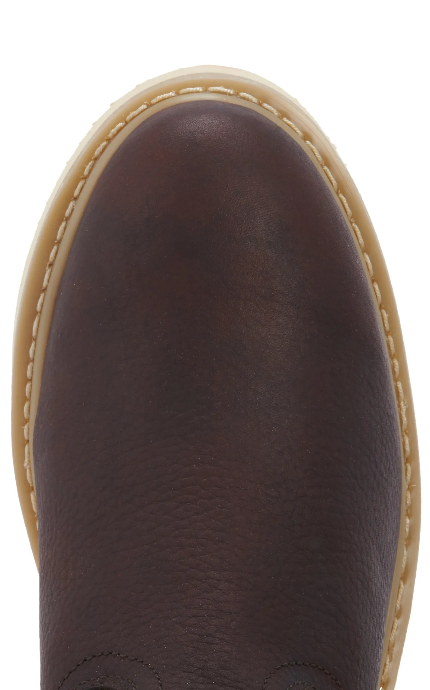 Justin Men's Axe Tan Mahogany Round Toe Work Boot