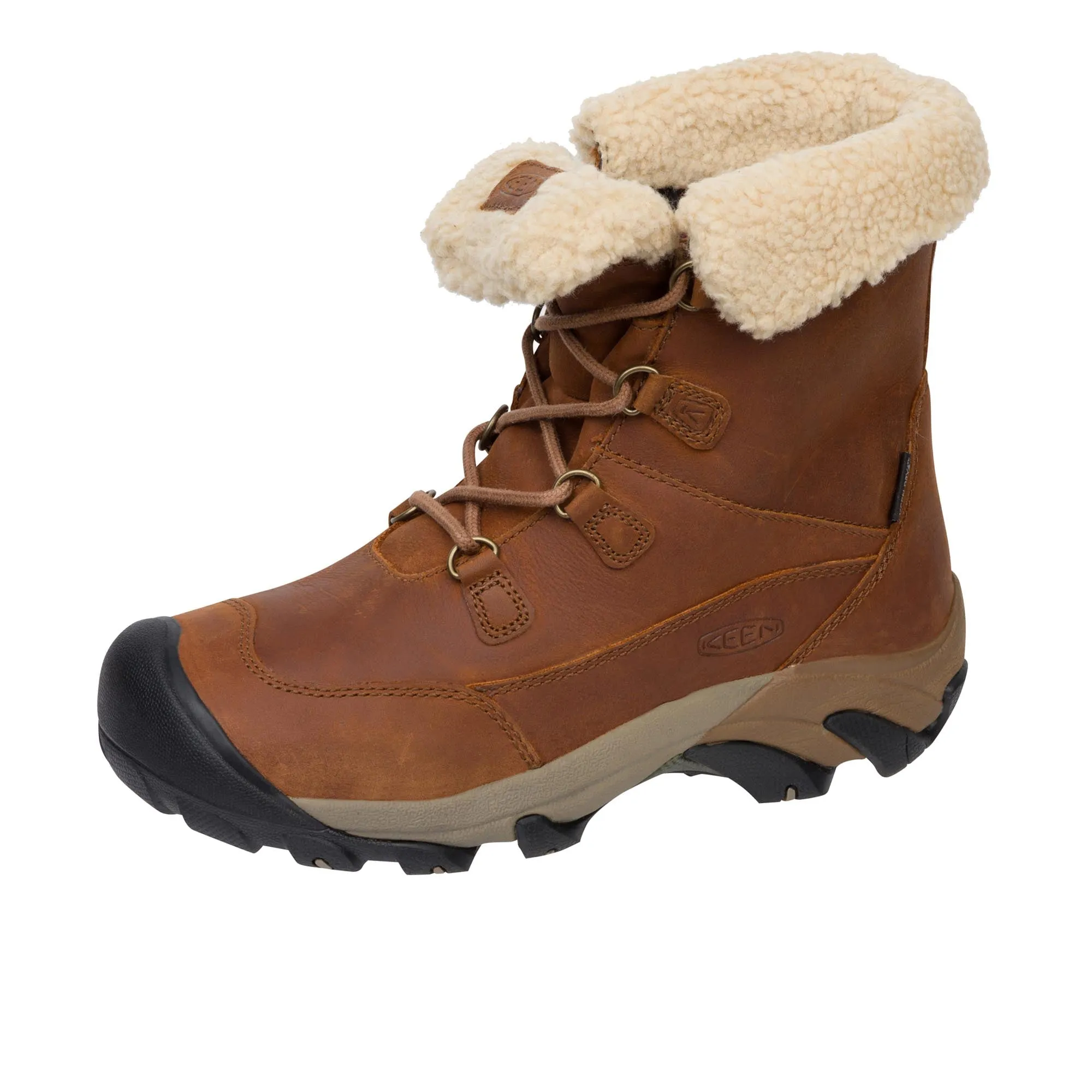 Keen Womens Betty Waterproof Short Boot Brown/Shitake