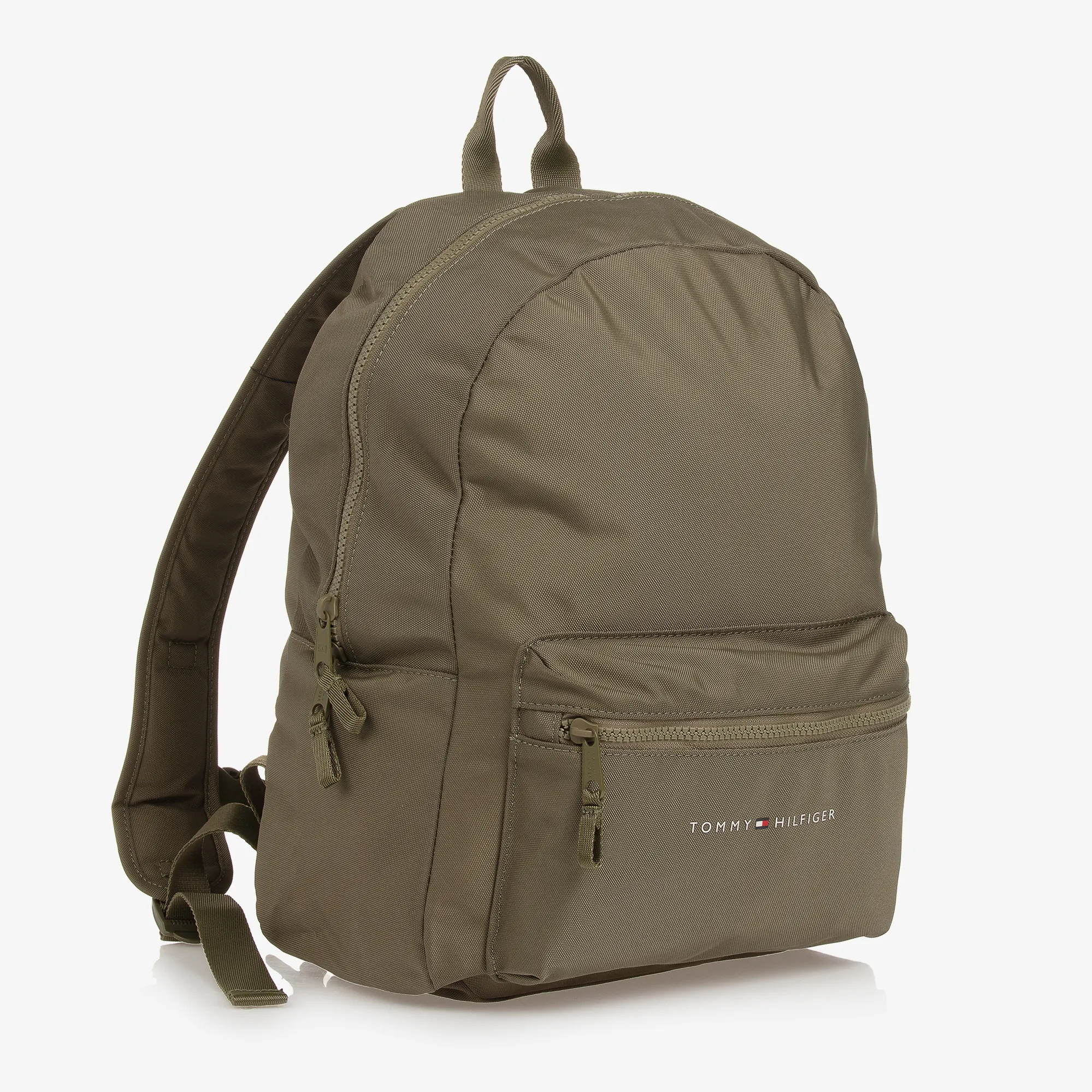 Khaki Green Canvas Flag Backpack (37cm)