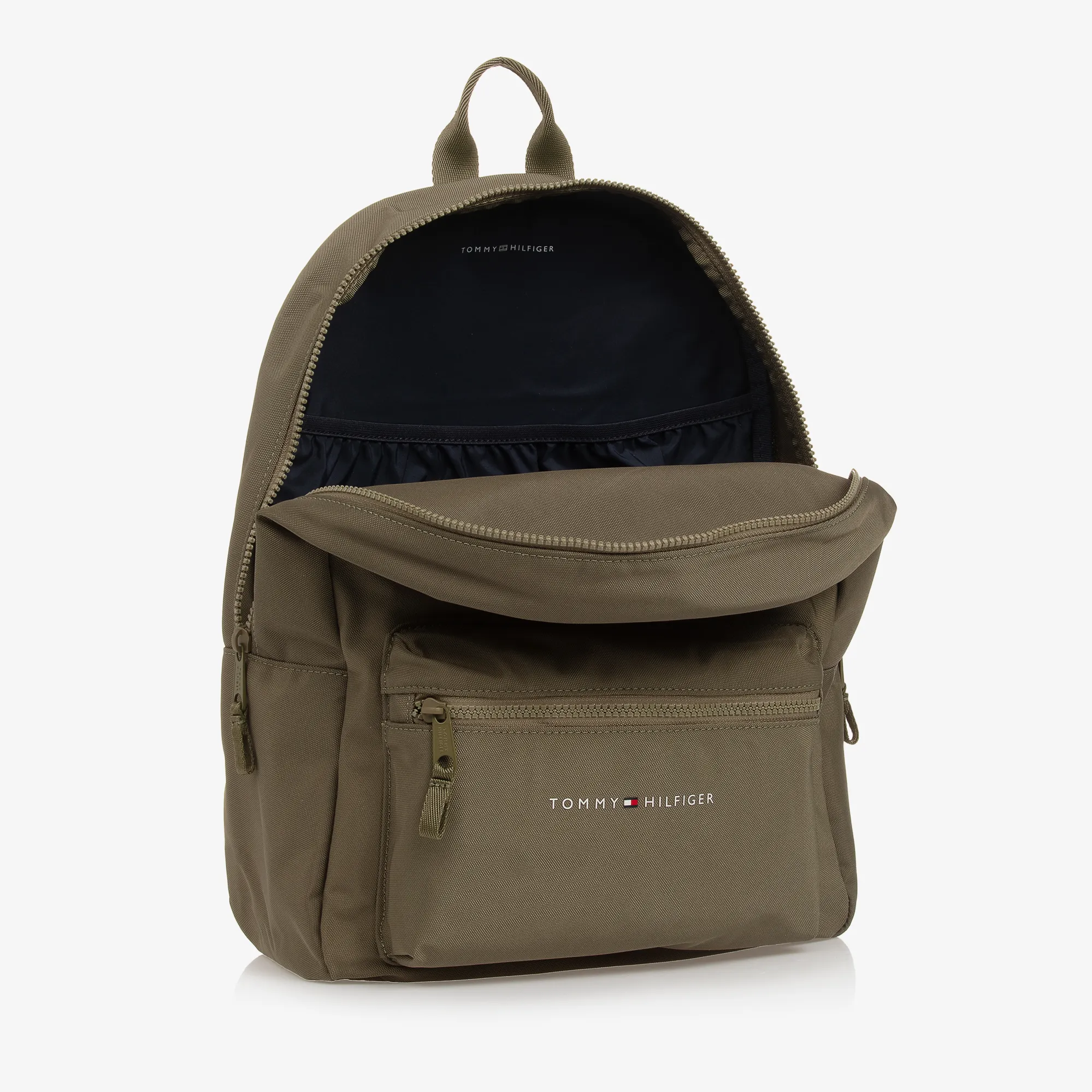 Khaki Green Canvas Flag Backpack (37cm)