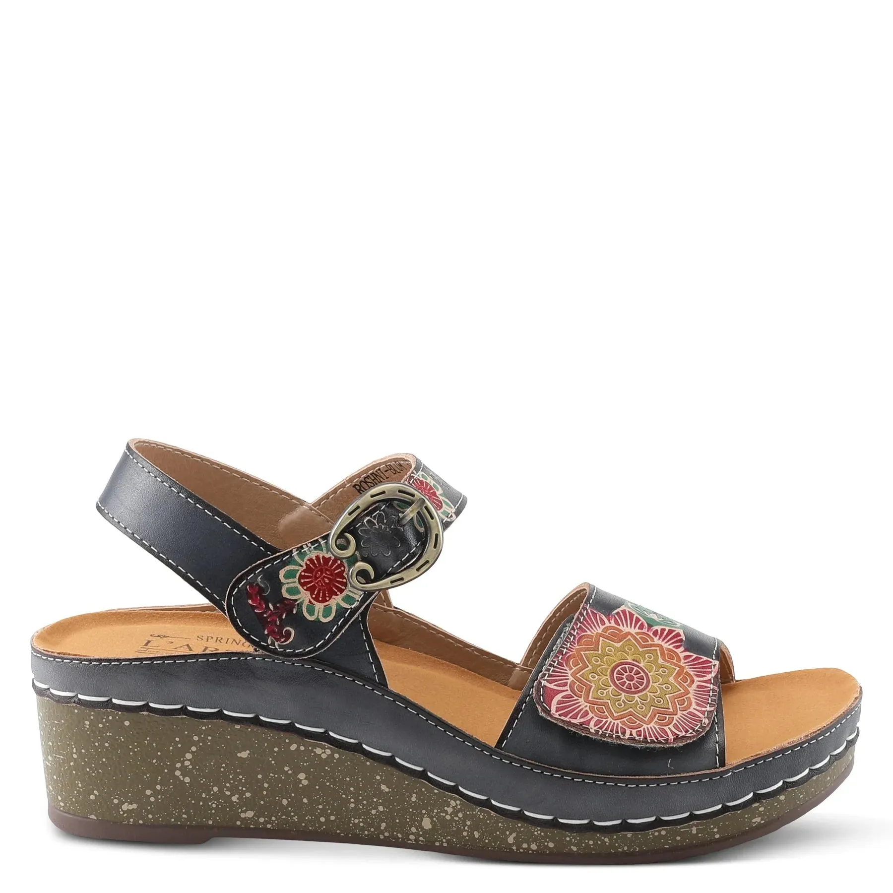 L'Artiste by Spring Step Roshni Sandals - Blue Multi