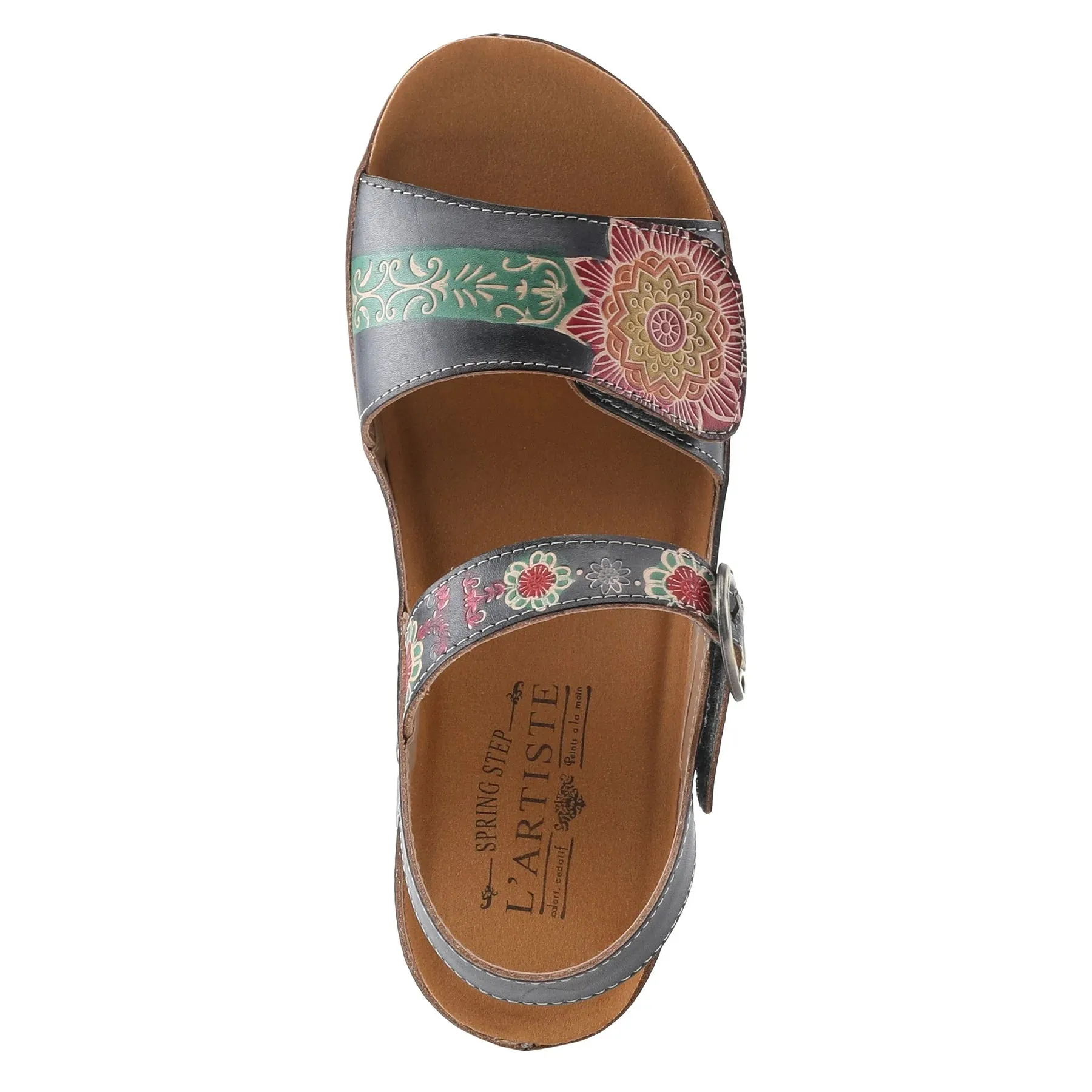 L'Artiste by Spring Step Roshni Sandals - Blue Multi