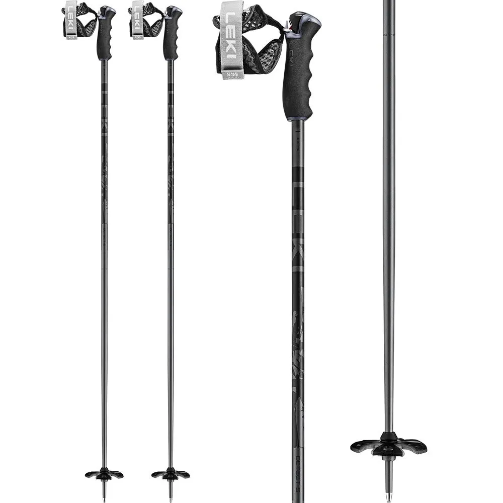 LEKI - Detect S Alpine Ski Poles dark anthracite