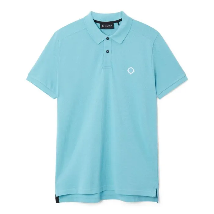 Ma.Strum SS Pique Polo Sea Blue