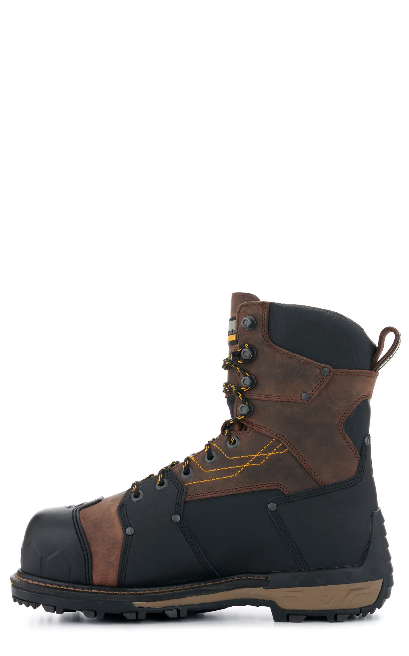 Matterhorn Men's Maximus 2.0 Brown Crazy Horse MetGuard Round Composite Toe Lace Up Work Boot