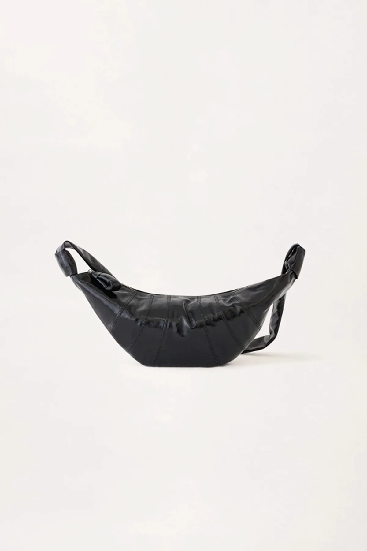 Medium Croissant Bag - Black