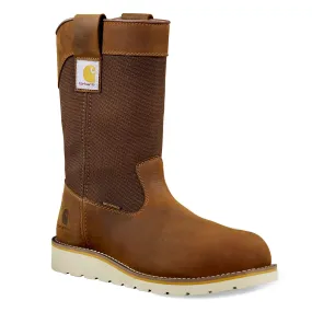 Men's Carhartt, Waterproof 10-Inch Steel Toe Wellington Wedge Boot