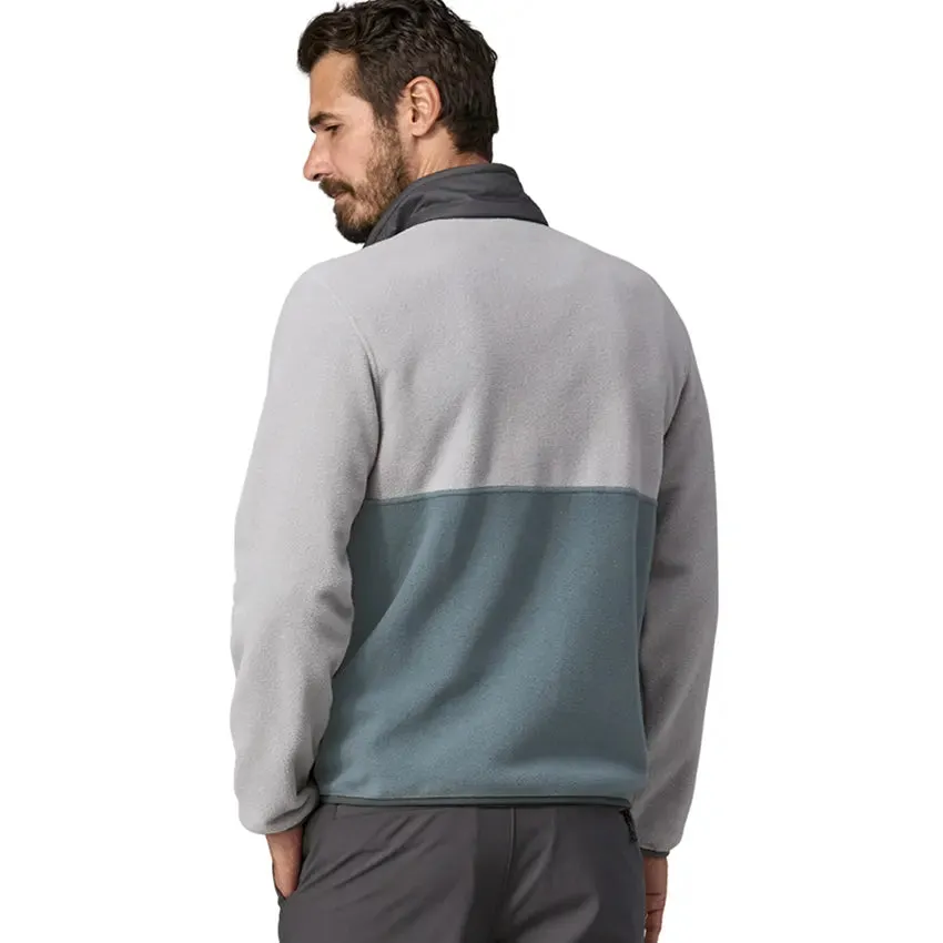 Men's Microdini 1/2 Zip Pullover - Nouveau Green w/Salt Grey