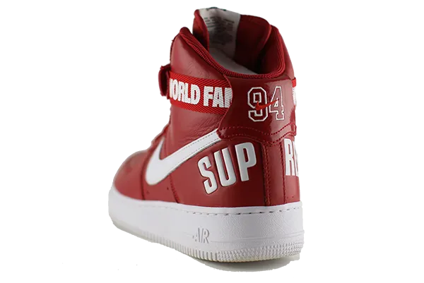 Nike Air Force One High Red Supreme