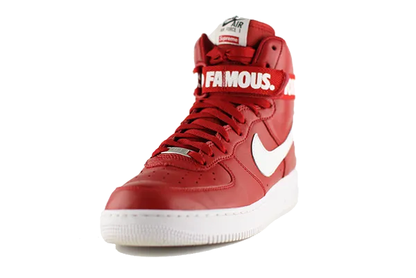 Nike Air Force One High Red Supreme