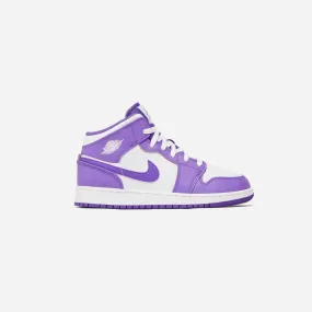 NIKE  AIR JORDAN 1 MID GS PURPLE VIOLET