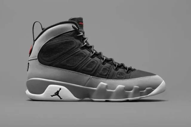 Nike Air Jordan 9 IX Retro Particle Grey 4-14 Black Univ...