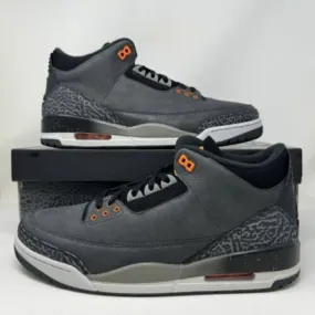 Nike Air Jordan Retro III 3 Fear Pack 2023 Black Orange ...