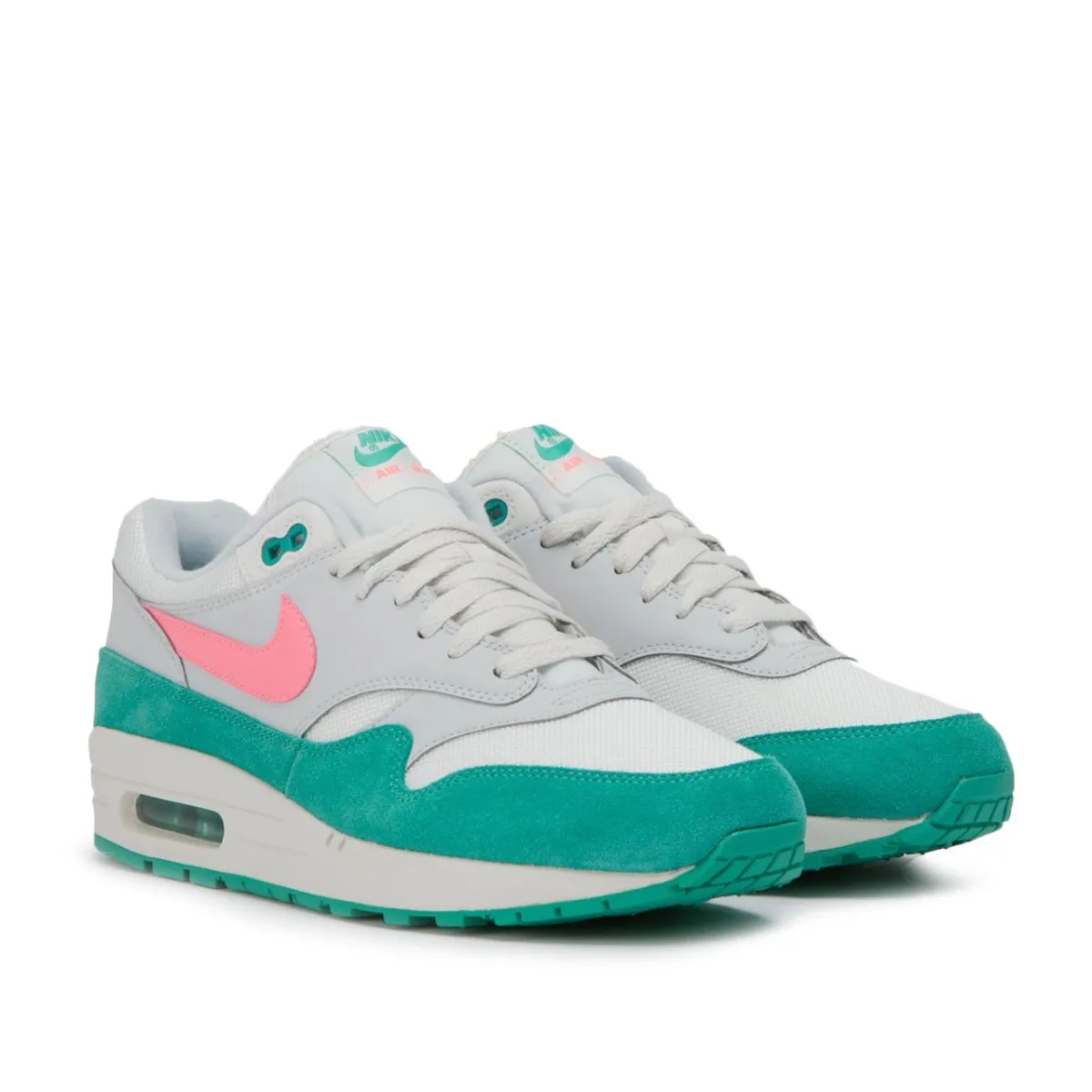 Nike Air Max 1 'Watermelon' (White / Sunset Pulse / Green)