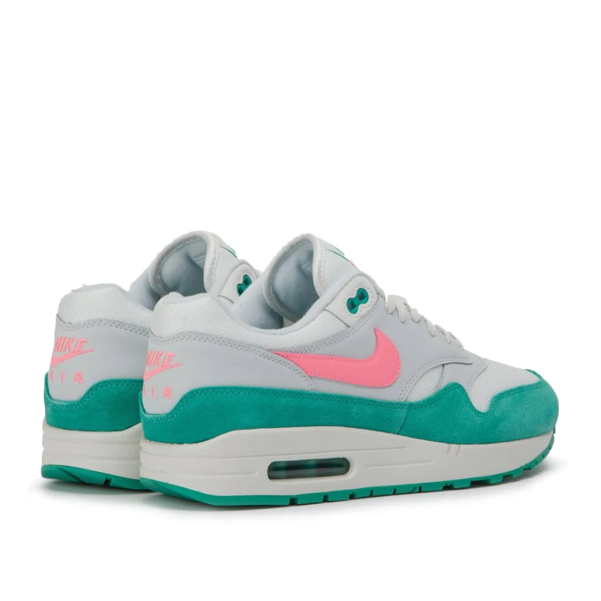 Nike Air Max 1 'Watermelon' (White / Sunset Pulse / Green)