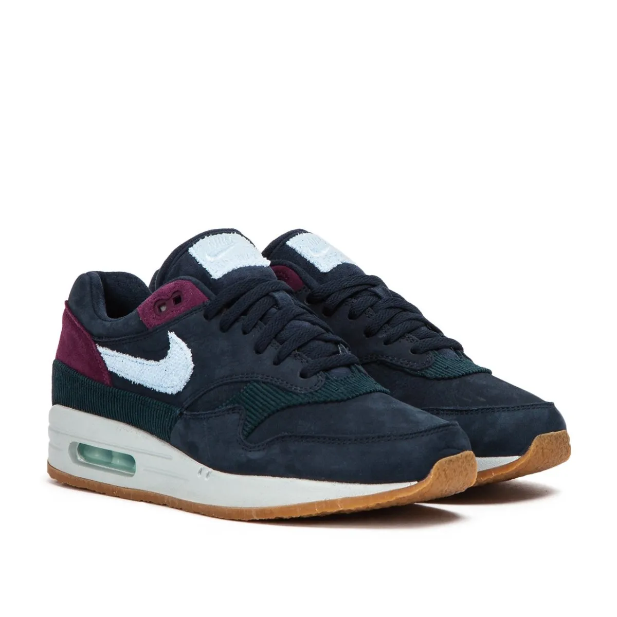 Nike Air Max 1 Crepe Sole (Dark Obsidian / Cobalt)