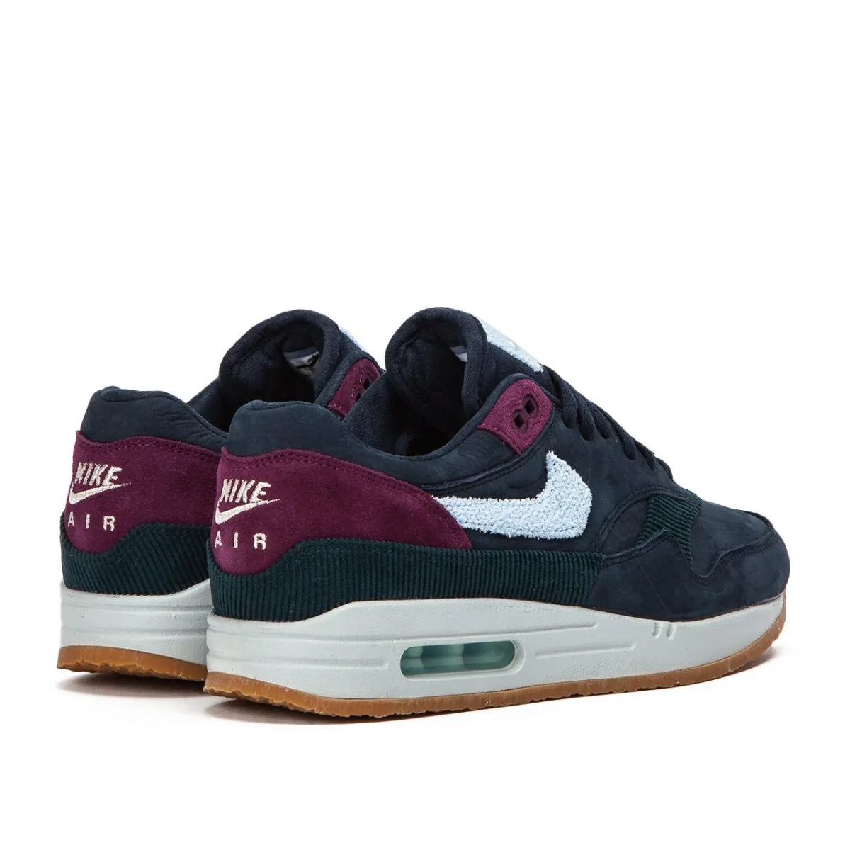 Nike Air Max 1 Crepe Sole (Dark Obsidian / Cobalt)