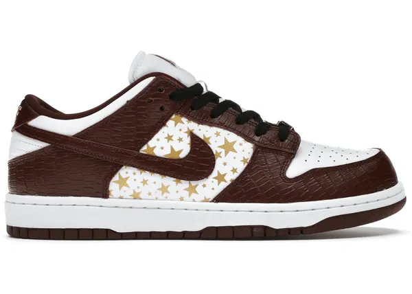 Nike SB Dunk Low Supreme Stars Barkroot Brown (2021)