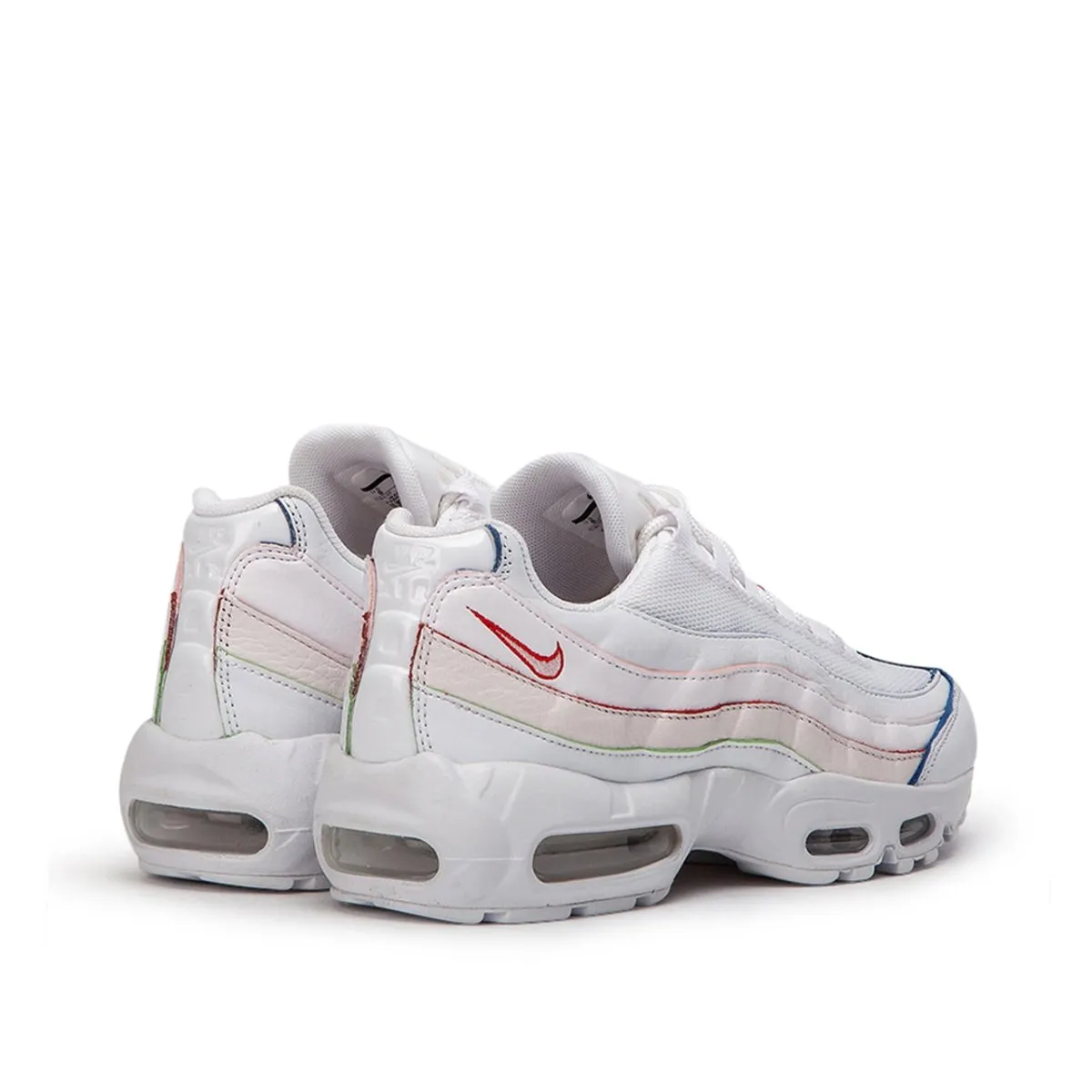 Nike WMNS Air Max 95 'Triple White' Colored Borders (White)