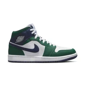 Nike Women's Air Jordan 1 Mid SE (Seahawks/ Noble Green/...