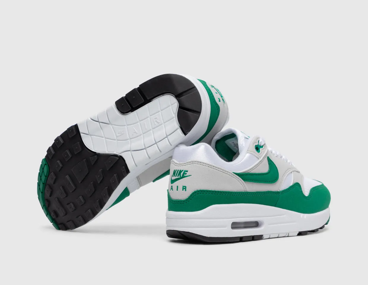 Nike Women's Air Max 1 '87 Neutral Grey / Malachite - White