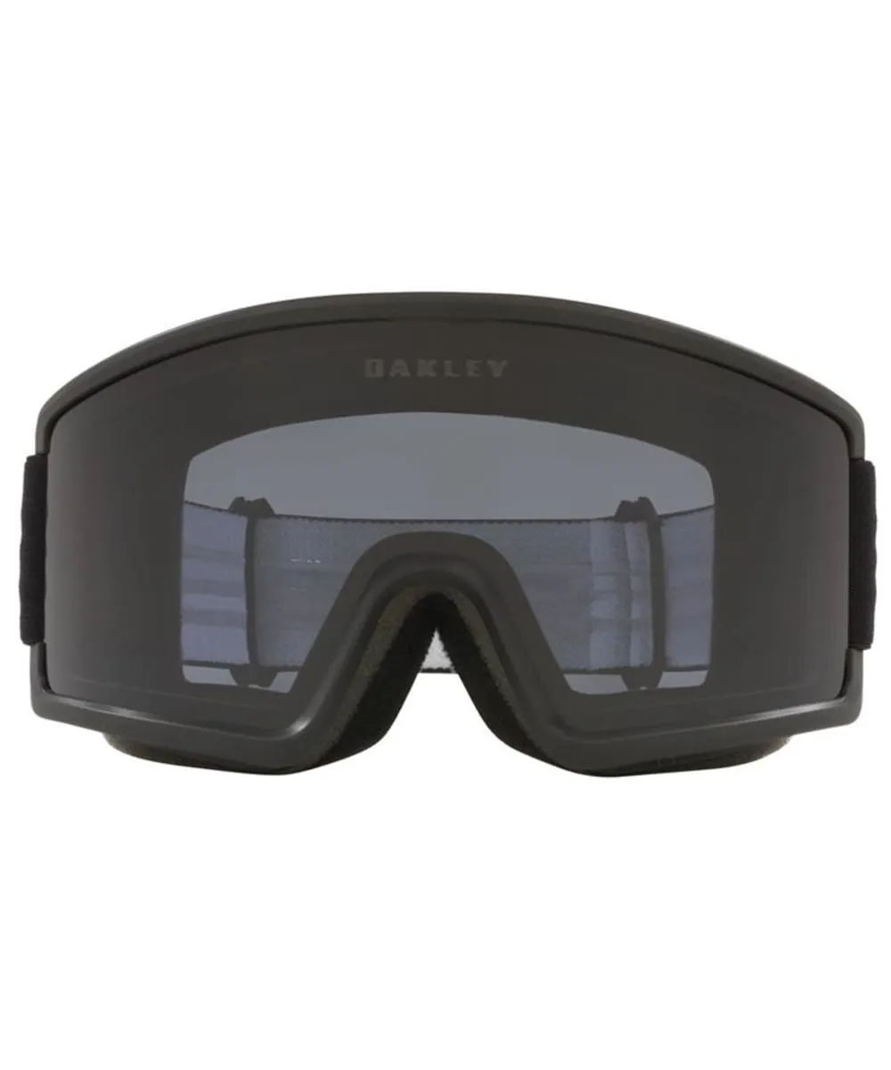 Oakley Target Line L Snow Goggles - Matte Black / Dark Grey Lens