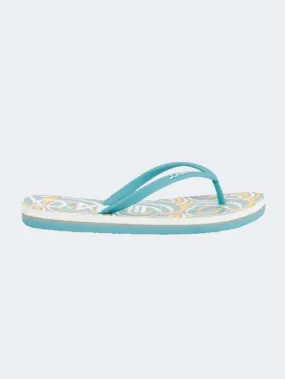 ONeill Profile Graphic Girls Beach Sandals Blue Rainbow Stripe