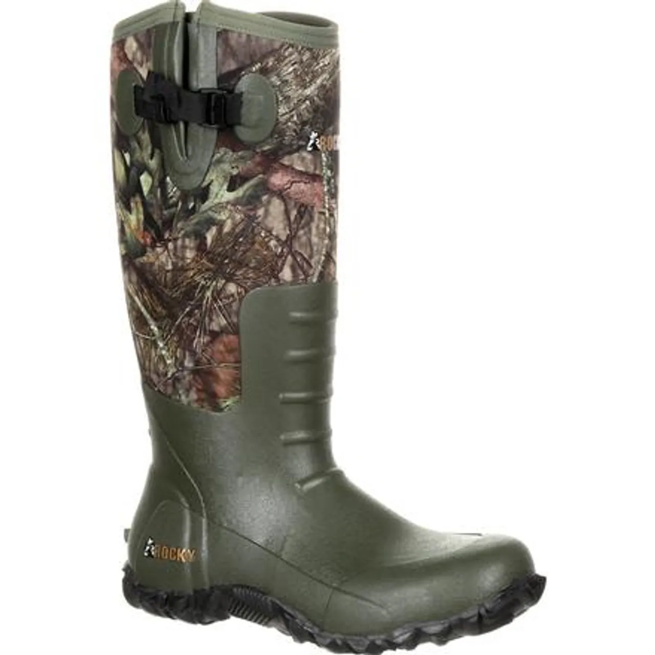 Rocky Mens Core Rubber Waterproof Outdoor Boot RKS0350 MOSSY OAK BREAK UP COUNTRY