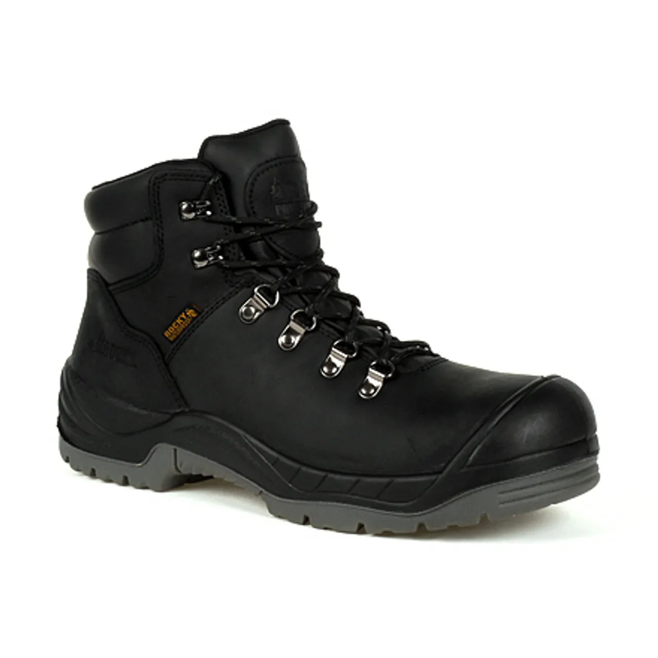 Rocky Mens Worksmart Composite Toe Puncture-Resistant Work Boot RKK0300 BLACK