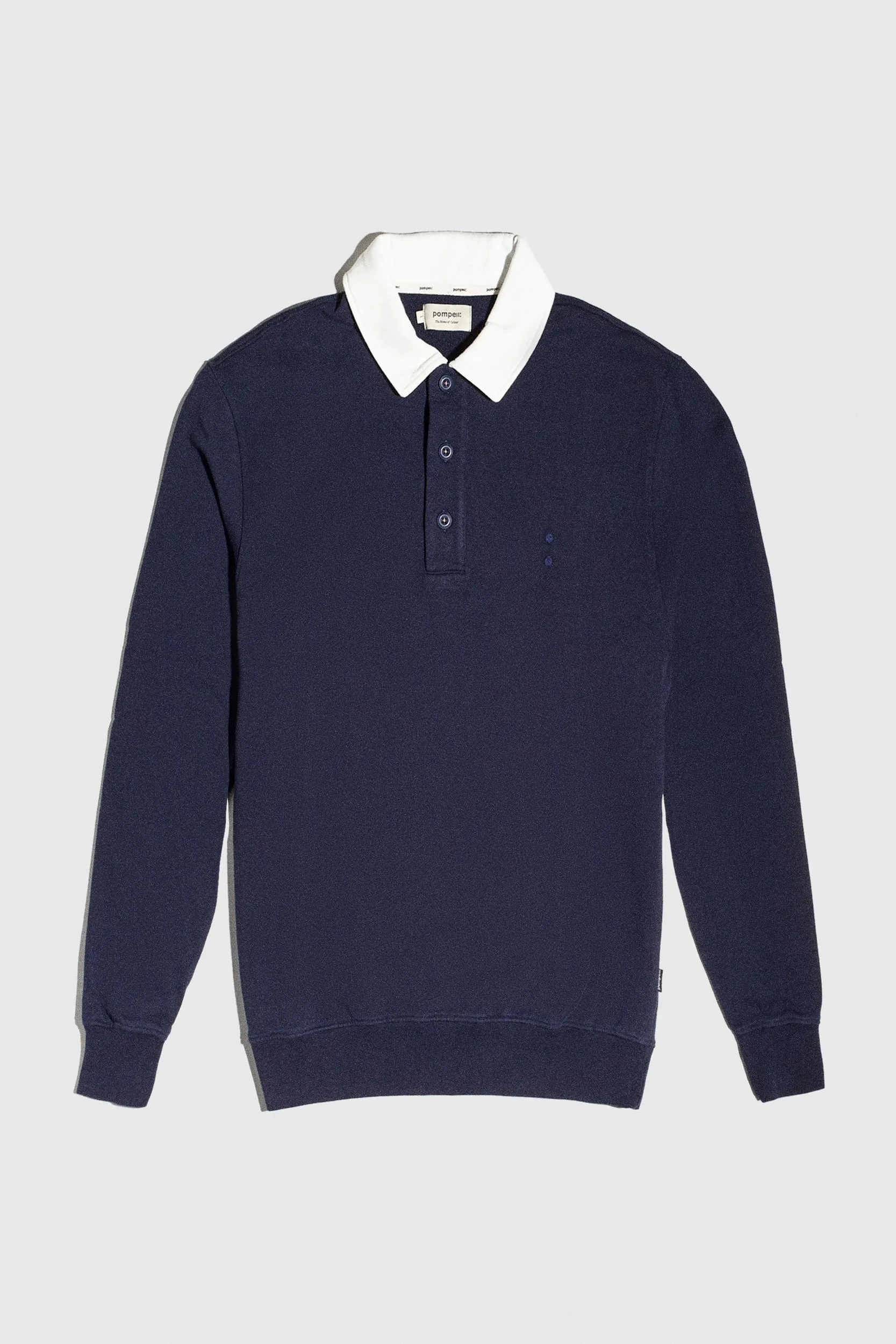 THE NAVY POLO SWEAT