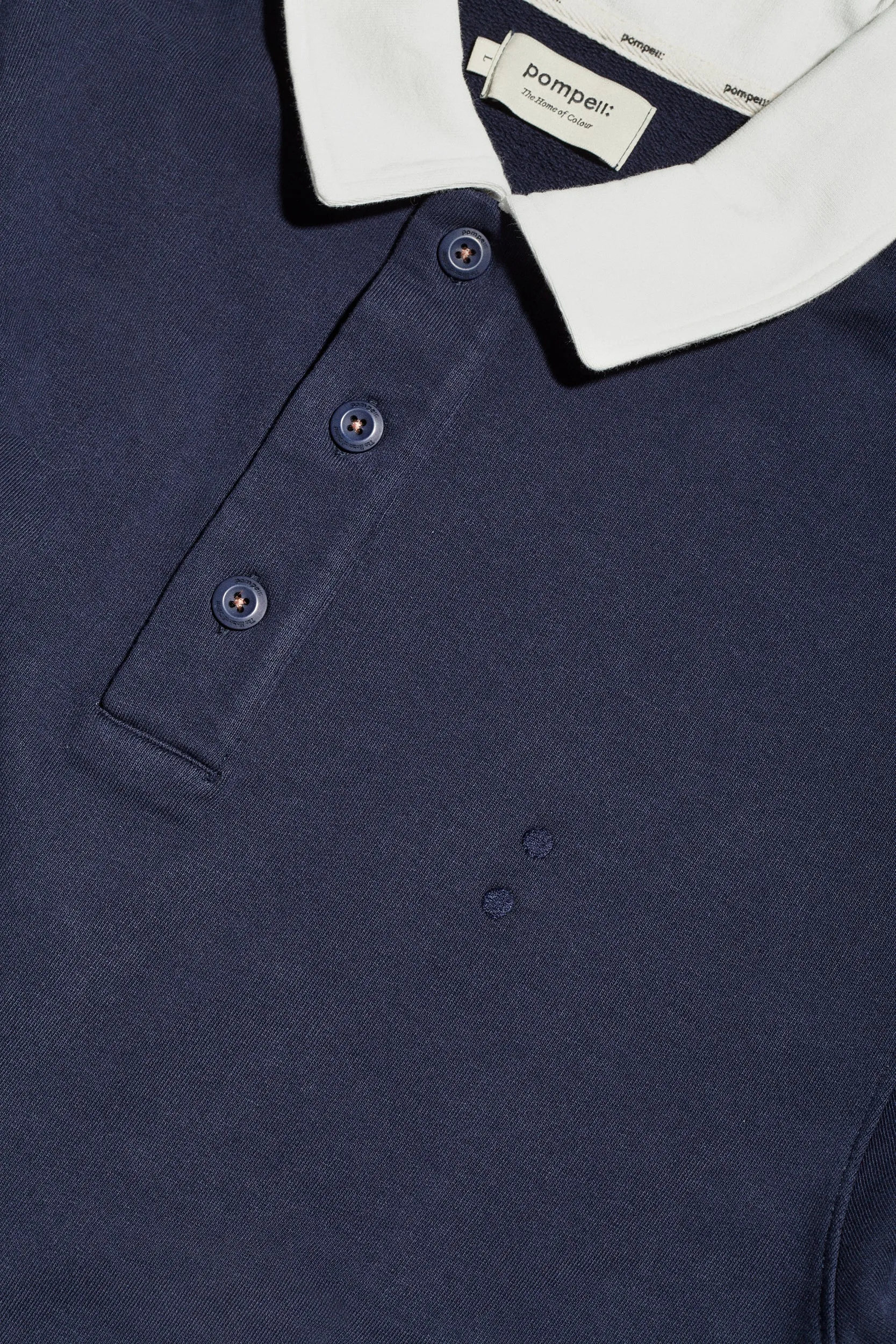 THE NAVY POLO SWEAT